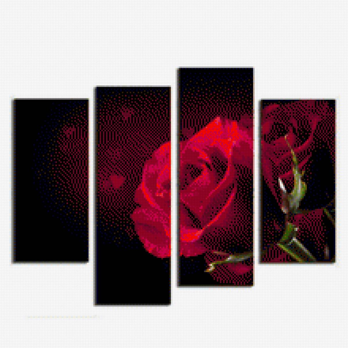 Rosa Vermelha - flores - предпросмотр