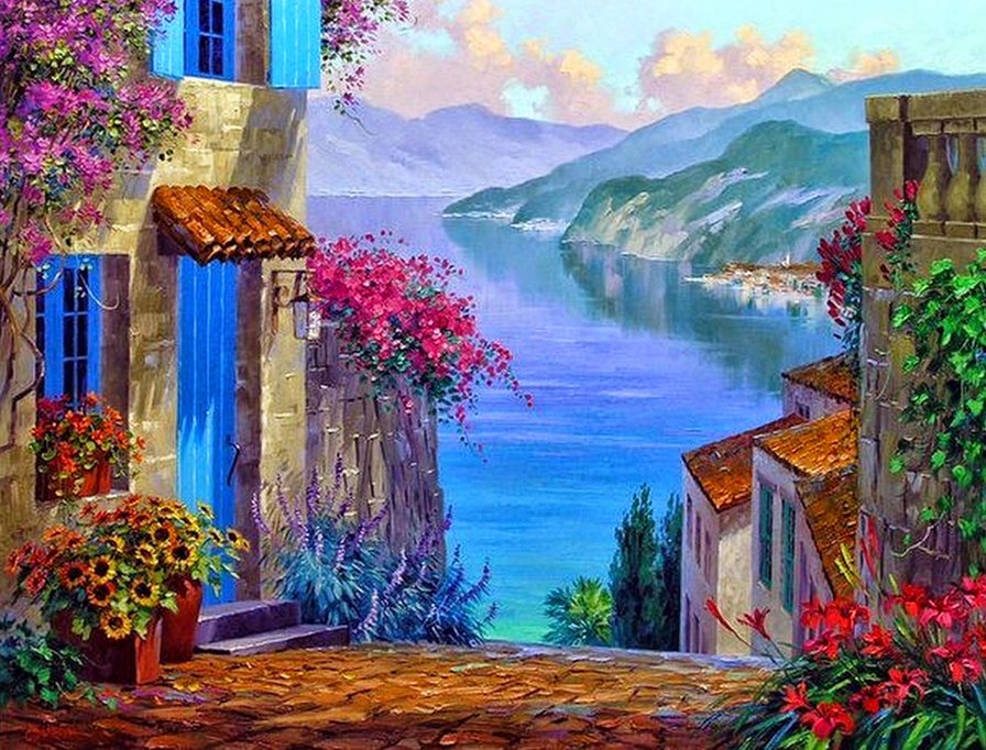 Paisagem Pintura - paisagem - оригинал