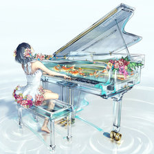 Схема вышивки «Piano»