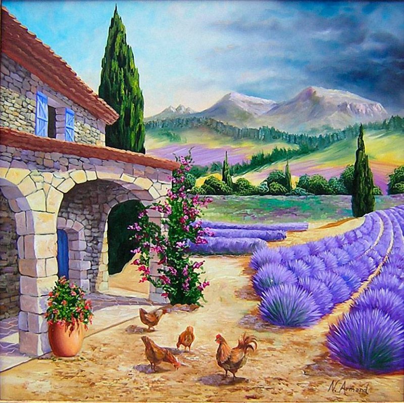 Горная лаванда - оригинал