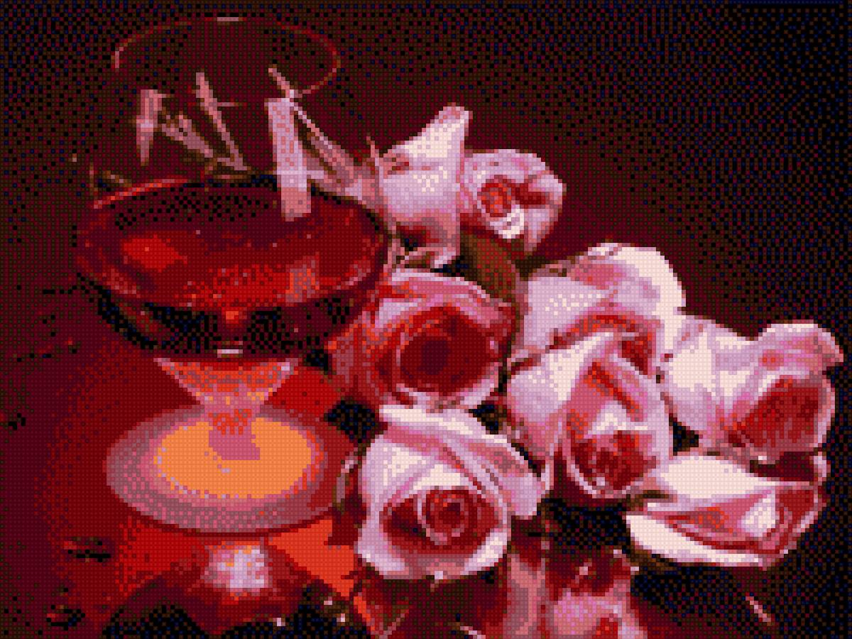 Вино - розы - предпросмотр