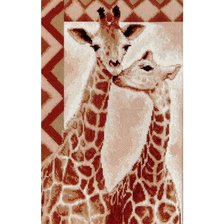 Схема вышивки «жирафья любовь»