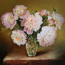 Схема вышивки «Букет пионов»