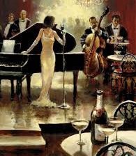 Схема вышивки «джаз-кафе»