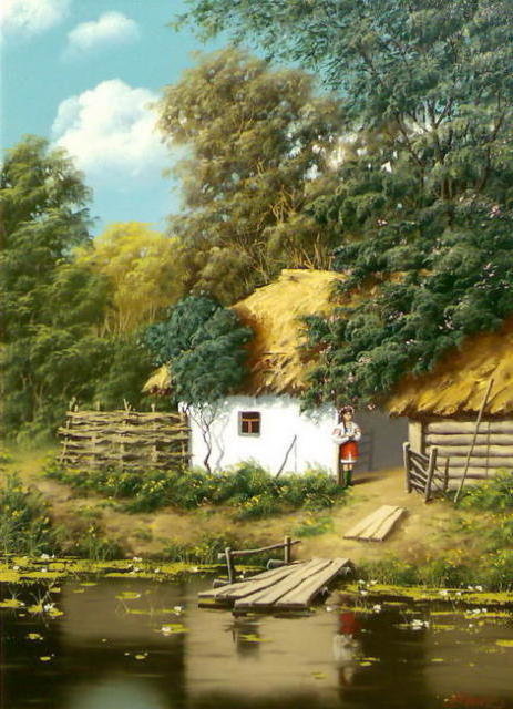 хата - дівчина, літо - оригинал