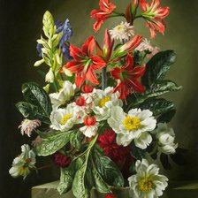 Схема вышивки «Цветы»