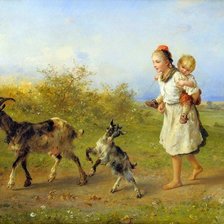 Схема вышивки «koziołek»