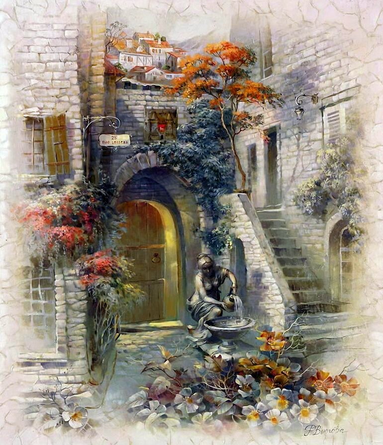 двор - дом, природа - оригинал