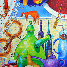 Схема вышивки «кухня»