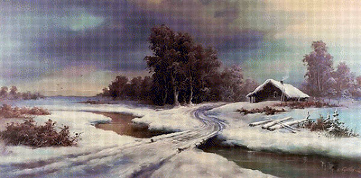 wieczór w zimie - предпросмотр