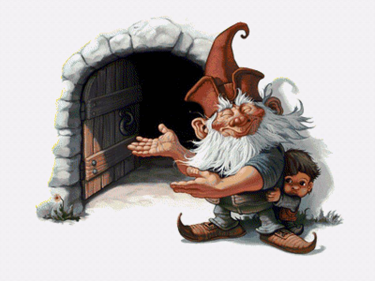 Добро пожаловать - сказка, гномы, дети - предпросмотр