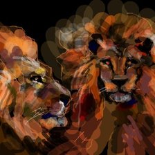 Схема вышивки «Цари зверей»