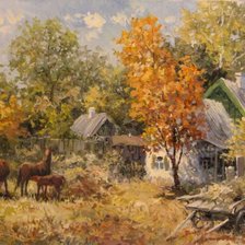 Схема вышивки «Осень»