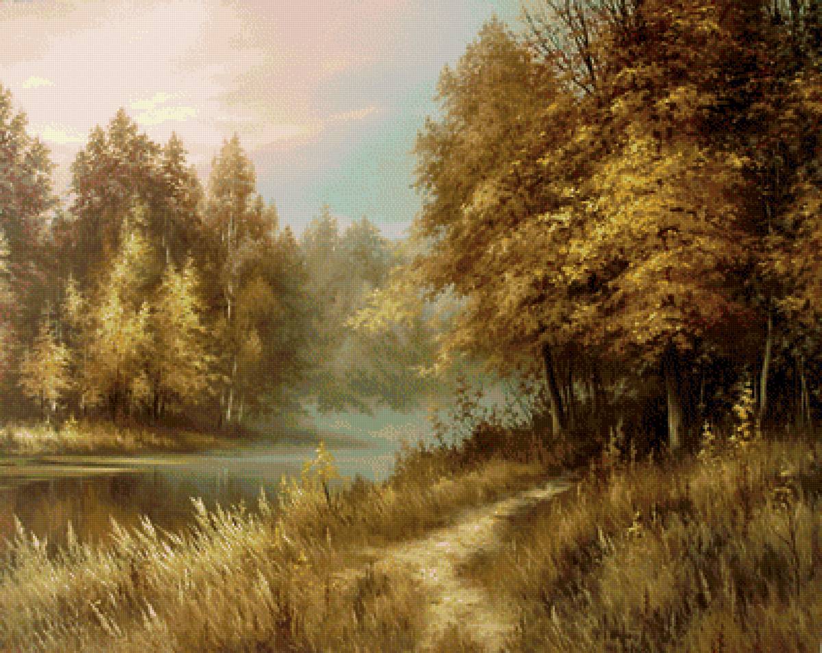 туман - пейзаж, природа, лето - предпросмотр