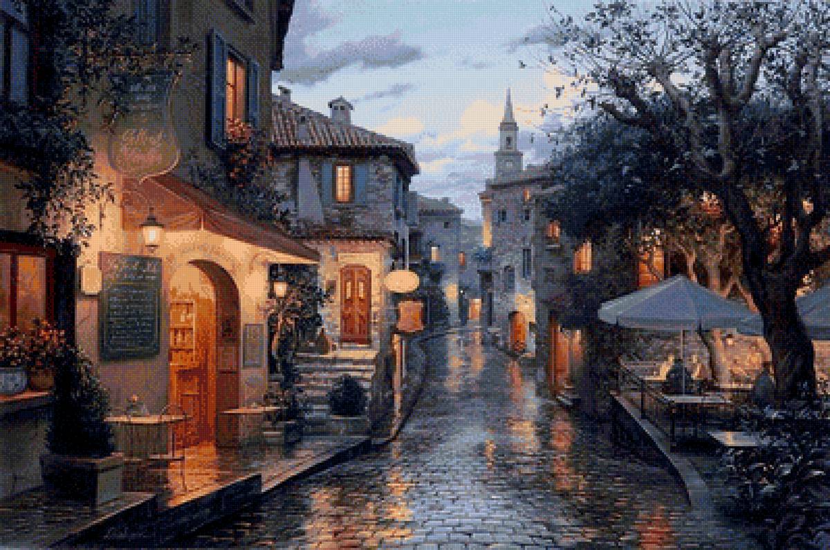 улочка - пейзаж, улочки, город - предпросмотр