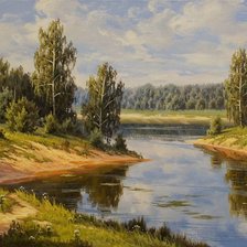 Схема вышивки «Просторы»