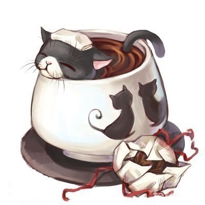 «The Magic Cats street» - коты, животные - оригинал