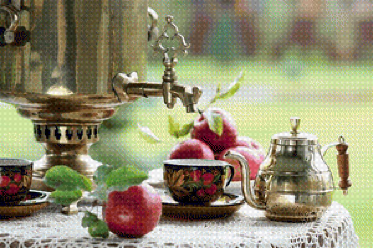 самовар - натюрморт - предпросмотр