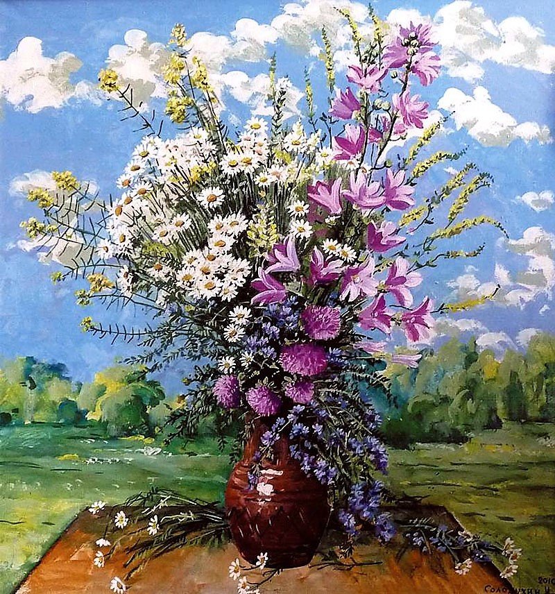 Летний букет - цветы, натюрморт - оригинал