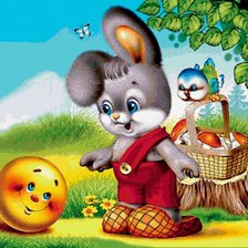 Схема вышивки «колобок»