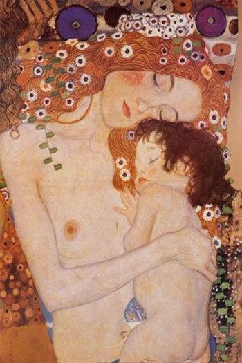 Mother & Child- Gustave Klimt - mother & child- gustave klimt - оригинал