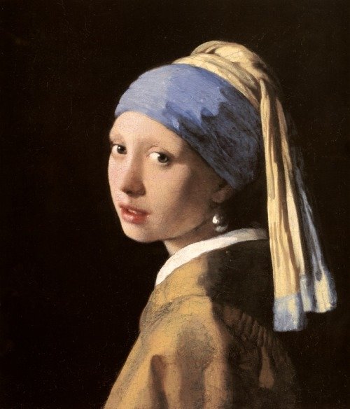 GIRL WITH A PEARL EARRING - JOHANNES VERMEER - girl with a pearl earring - johannes vermeer - оригинал