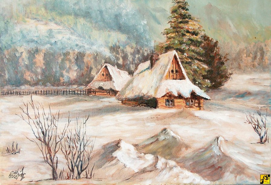 zima w Tatrach - оригинал