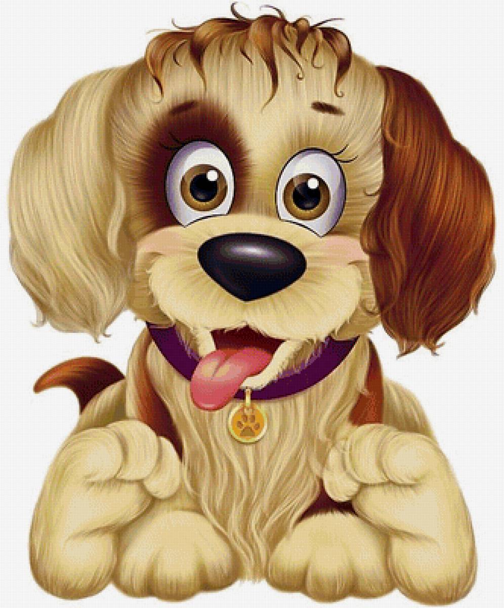 Малыш - картина, собаки - предпросмотр