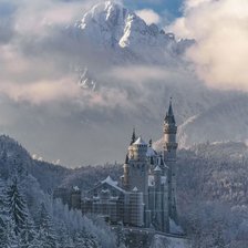 Схема вышивки «Замок»