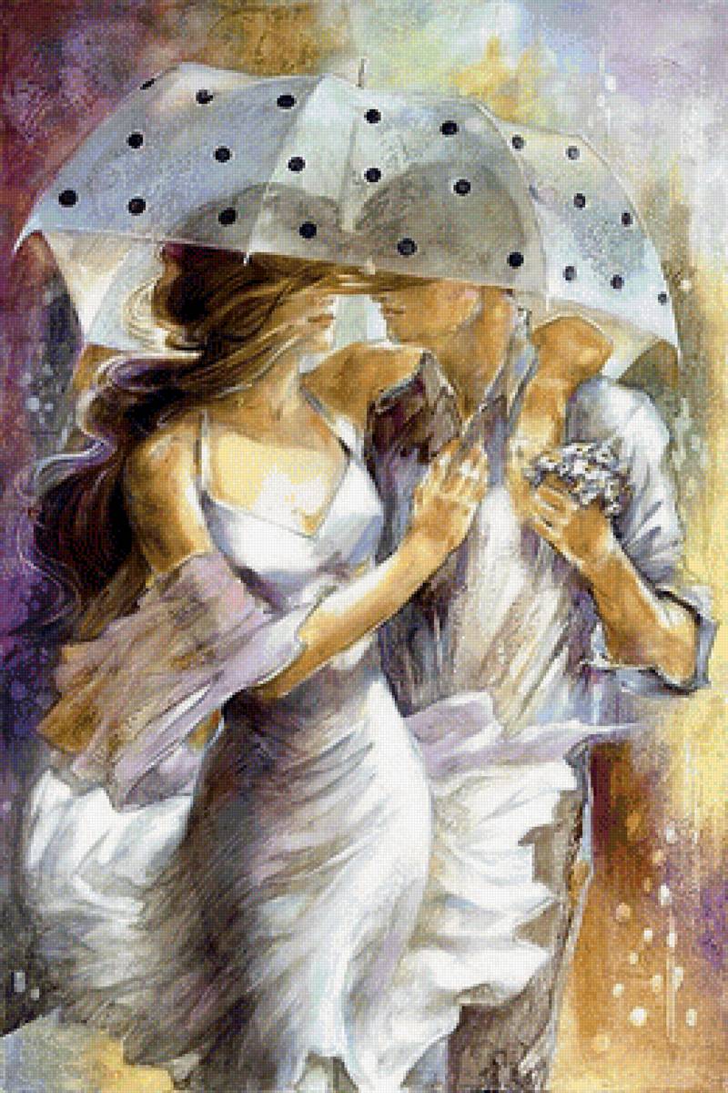 №1643211 - любовь, зонт, пара - предпросмотр