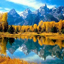 Схема вышивки «пейзаж»