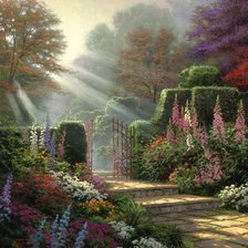 Схема вышивки «Солнечный сад»