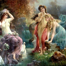 Схема вышивки «Богини»