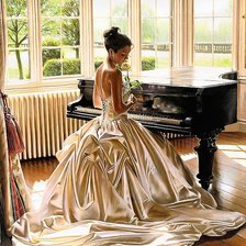 Девушка с розой