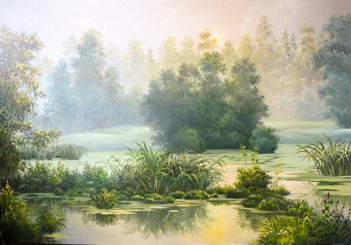 У пруда - оригинал