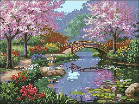 Японский сад - оригинал