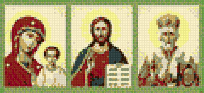 Икона маленькая - триптих - предпросмотр