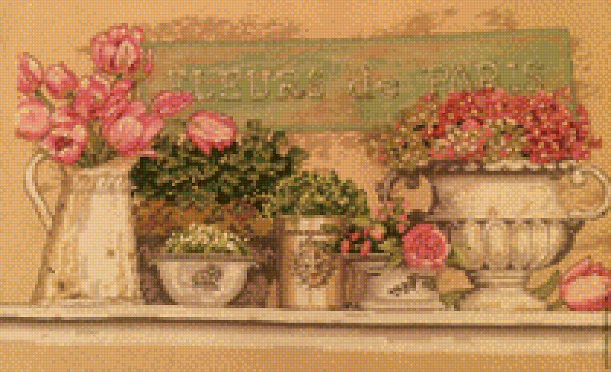 цветы парижа - цветы, прованс, париж - предпросмотр