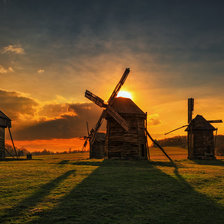 Схема вышивки «Мельницы»