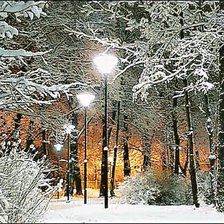 Зимней ночью