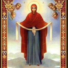 Схема вышивки «Покров пр Богородицы»