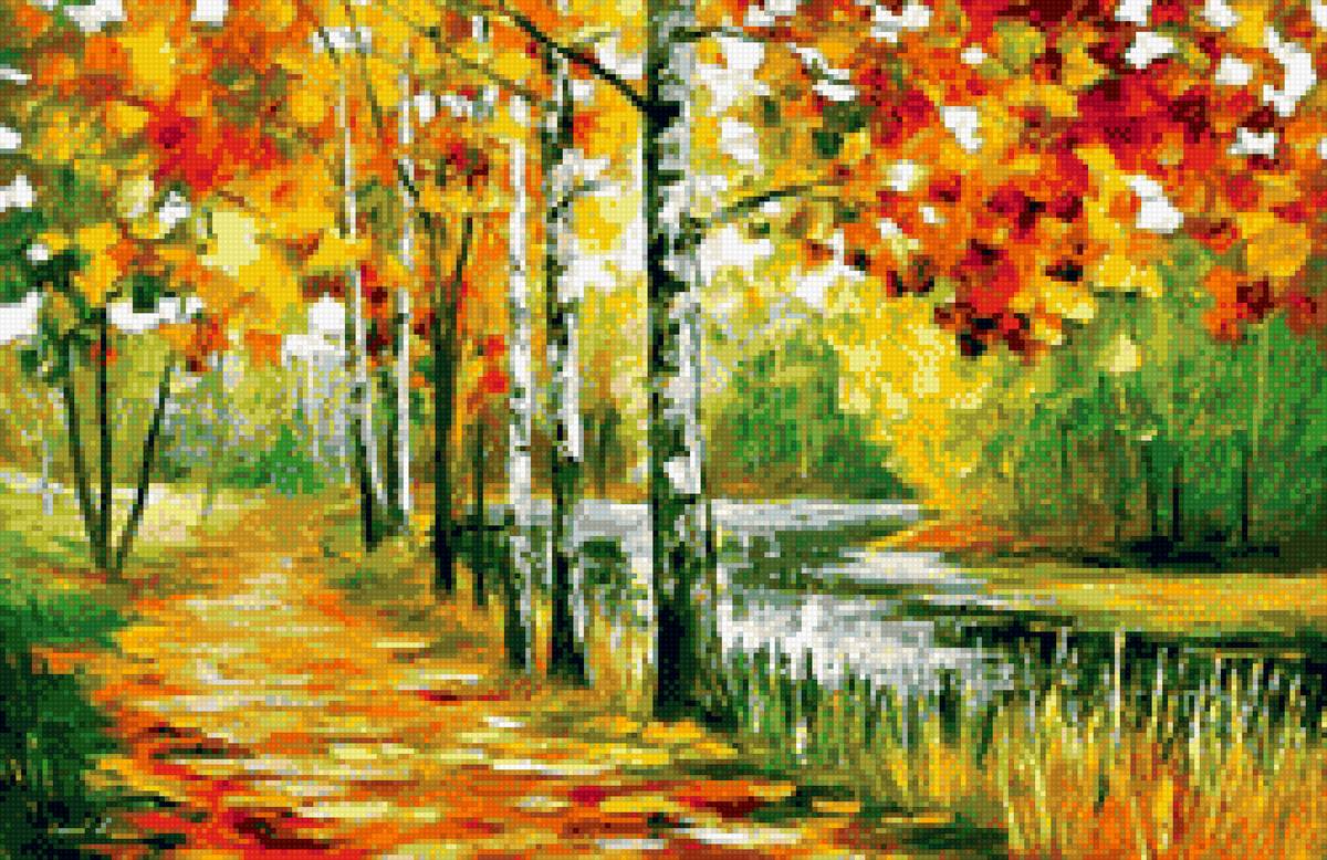 Осень, Афремов - лес осень - предпросмотр