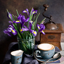 Схема вышивки «крокусы»