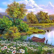 Схема вышивки «летний день»