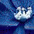 Предпросмотр схемы вышивки «Синяя гартензия» (№1652034)