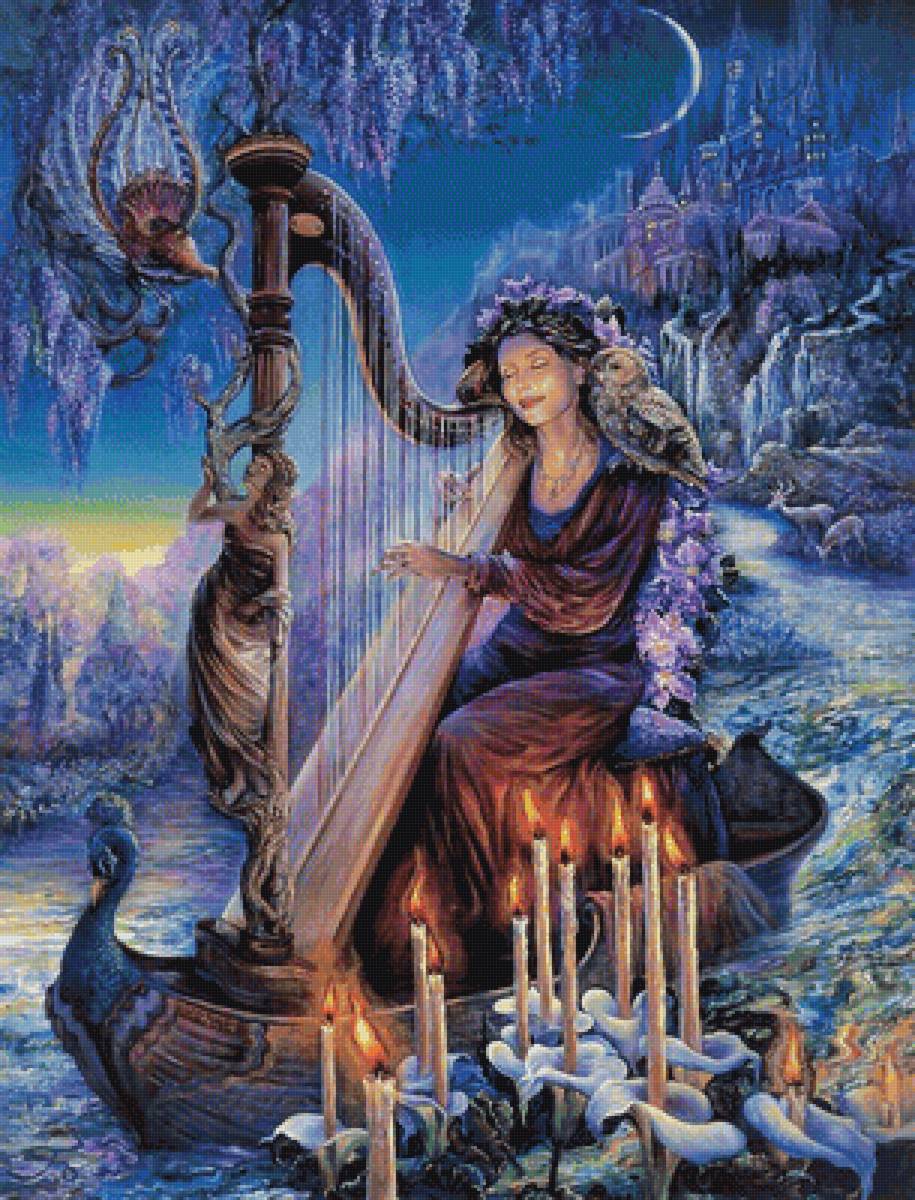 Игра на арфе - фэнтези - предпросмотр