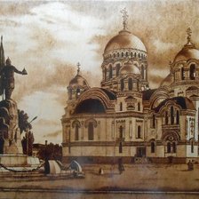 Схема вышивки «Собор»