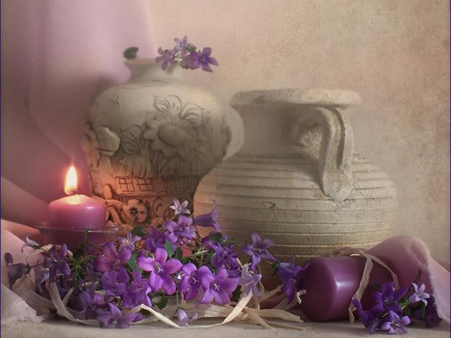 сиреневый натюрморт - оригинал