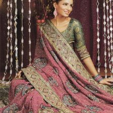 Оригинал схемы вышивки «индийская красавица» (№1656467)