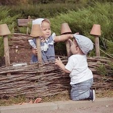 Схема вышивки «Дети»